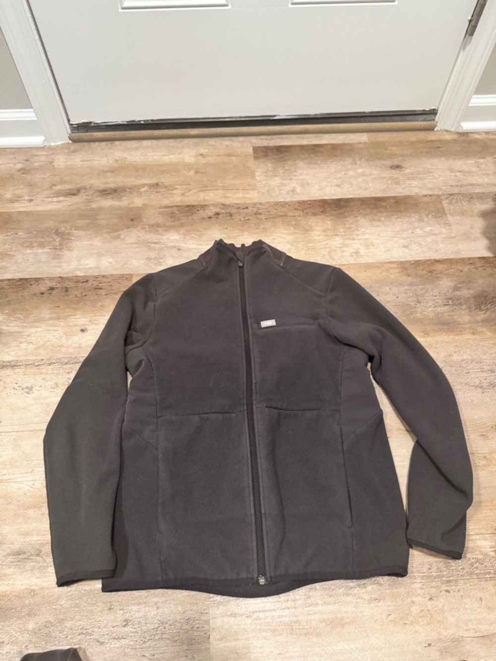Figs on shift fleece jacket